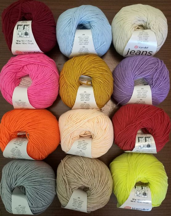 Пряжа для в'язання Yarnart Jeans