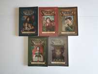 Livros "As Crónicas de Spiderwick", vols. 1, 2, 3, 4 e 5
