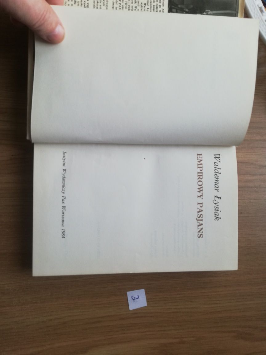 Waldemar Łysiak Empirowy Pasjans 1984r.