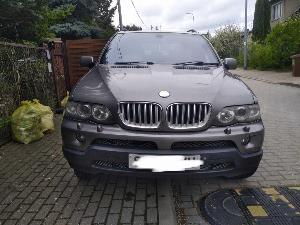 Kompletny zderzak przód przedni BMW X5 E53 lift Sterlinggrau 472