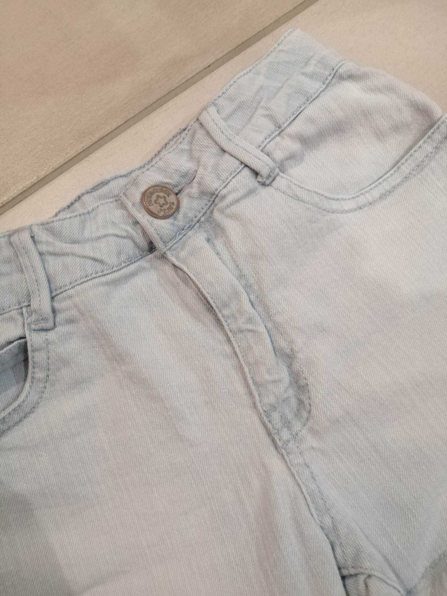 RESERVED szorty spodenki krótkie jeans na 140 cm jak nowe jasne