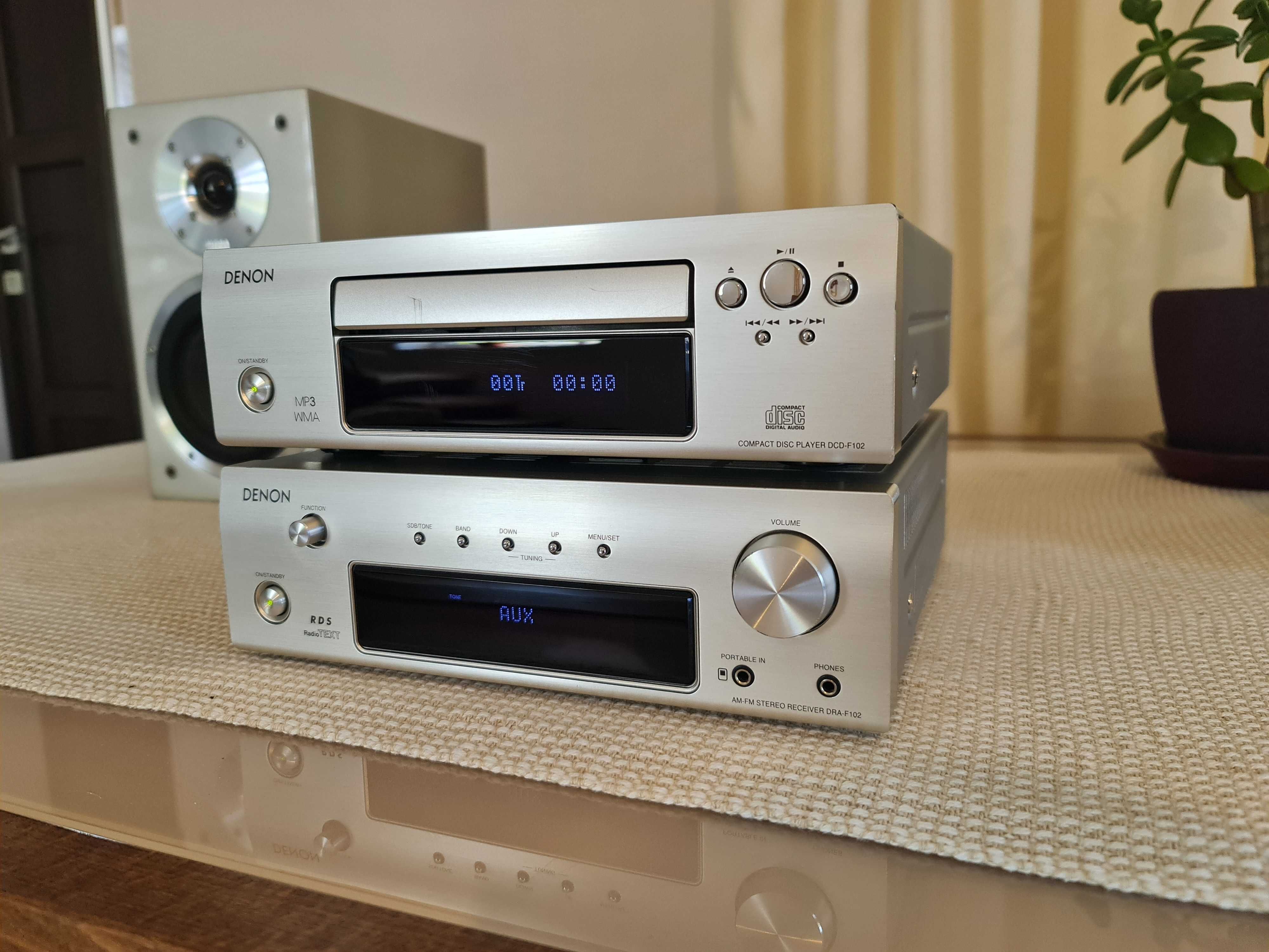 Аудіо комплект, Ресівер Denon DCD-F102 Denon DRA-F102 AM/FM Receiver