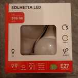 IKEA Żarówka LED x2 E27 806 lumen ISOLHETTA kula opalowa biel