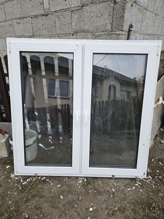Okno z demontażu trzyszybowe