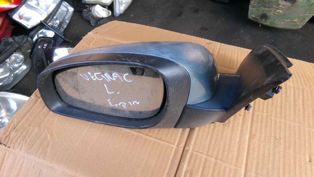 Sie55 Lusterko lewe kierowcy opel vectra c błękitne niebieskie 5pin