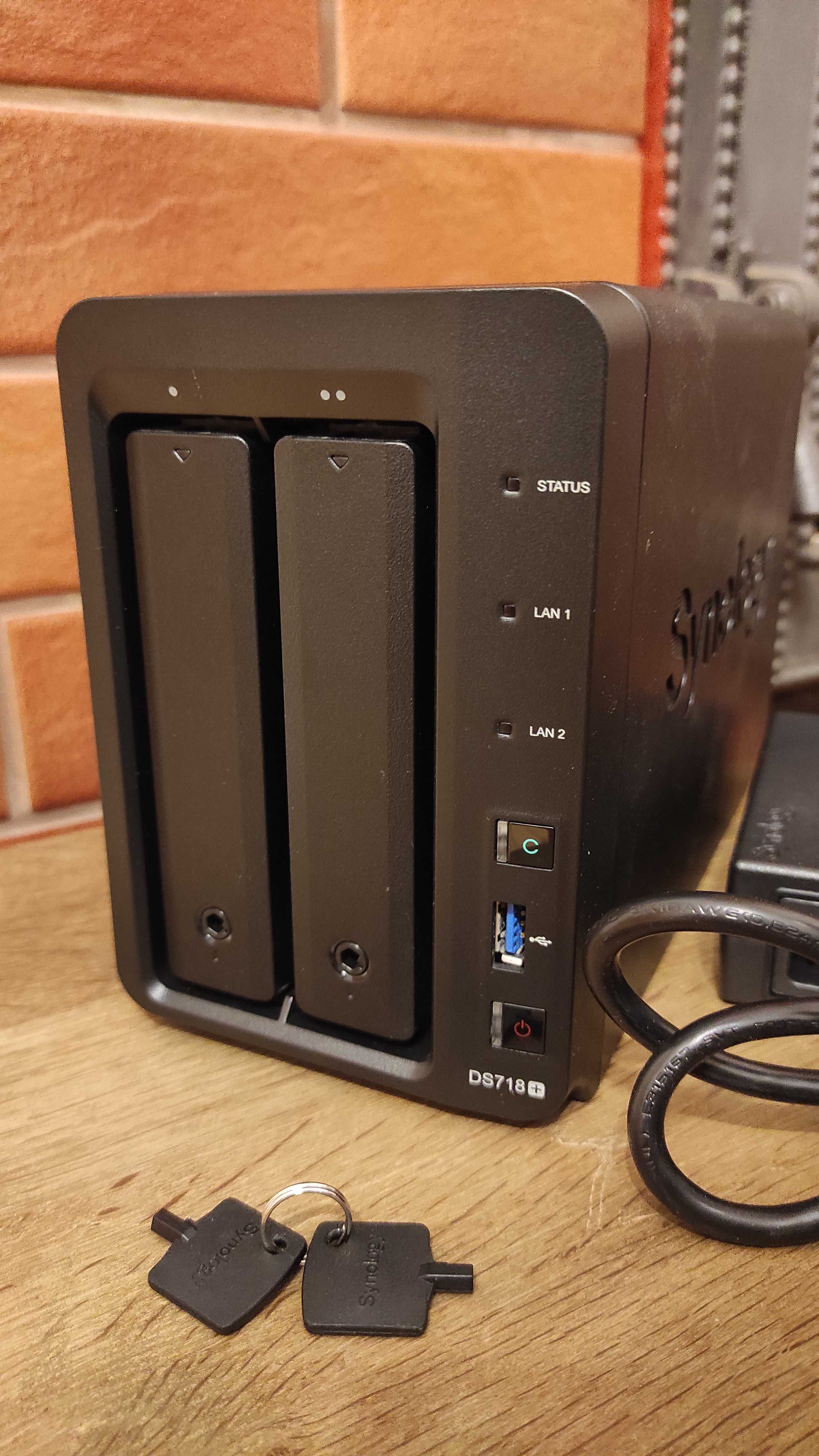 Synology NAS DiskStation DS718+ Мережевий диск хмара накопичувач