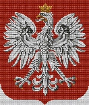 Kanwa z nadrukiem godło (7055)