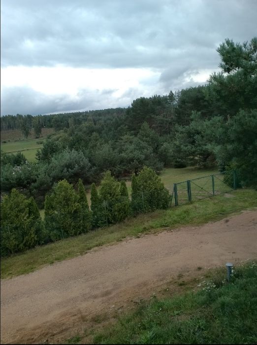 Lawendowy całoroczny komfortowy domek z kominkiem na Kaszubach