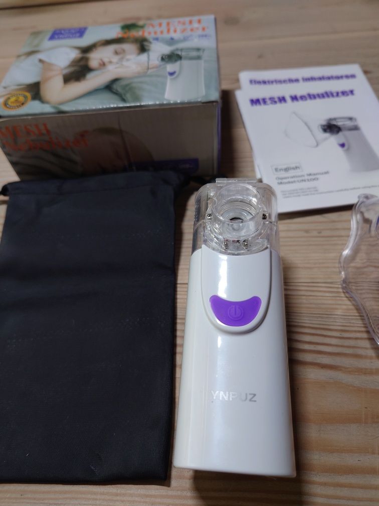 Inhalator Nebulizator UN100-Y dla dorosłych i dzieci ładowany USB