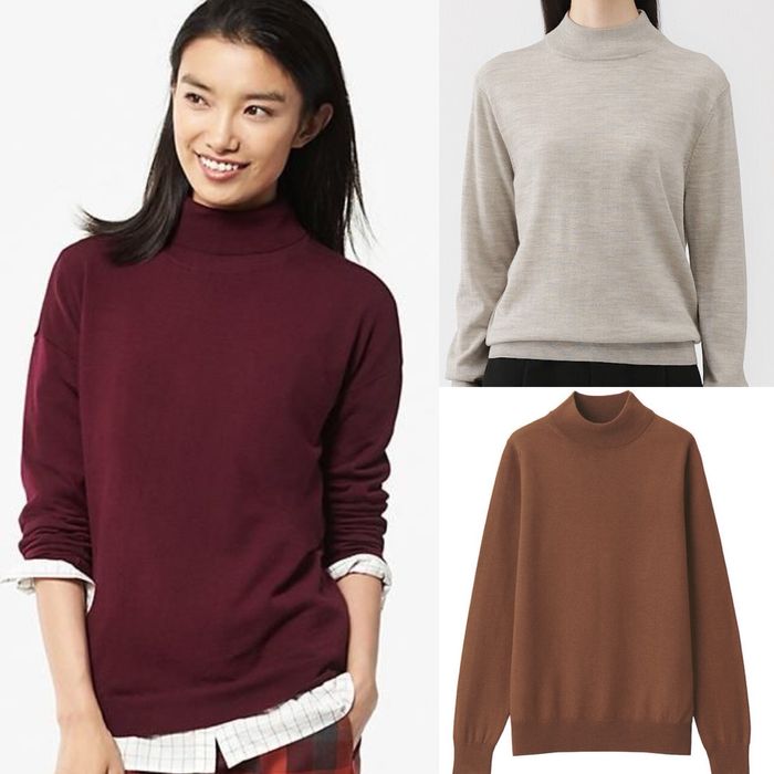 Водолазка Muji uniqlo напівгольф вовна джемпер