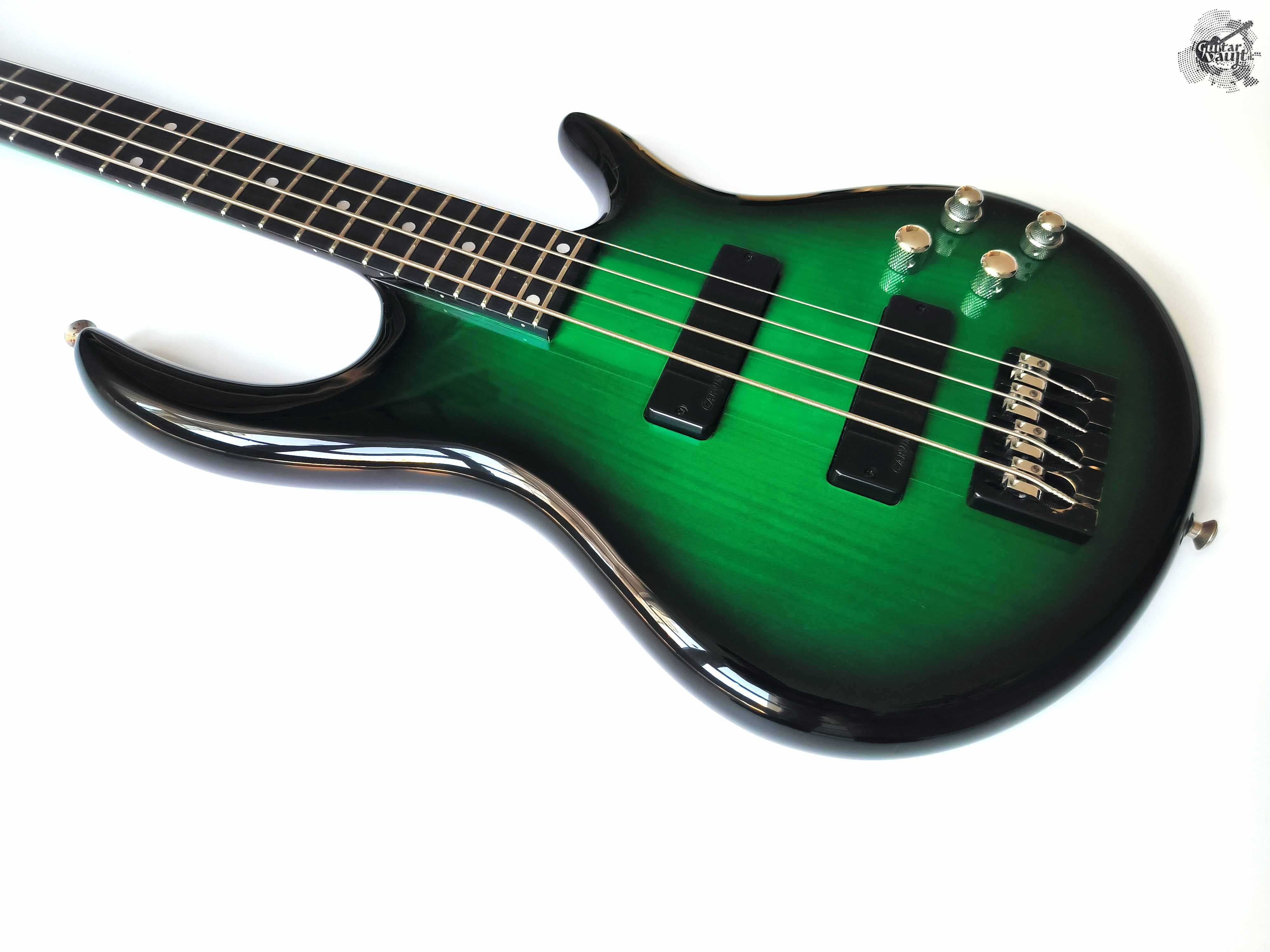 $1250 Carvin Custom Shop USA pre Kiesel Icon 4 Bass '2013 Trans Green
