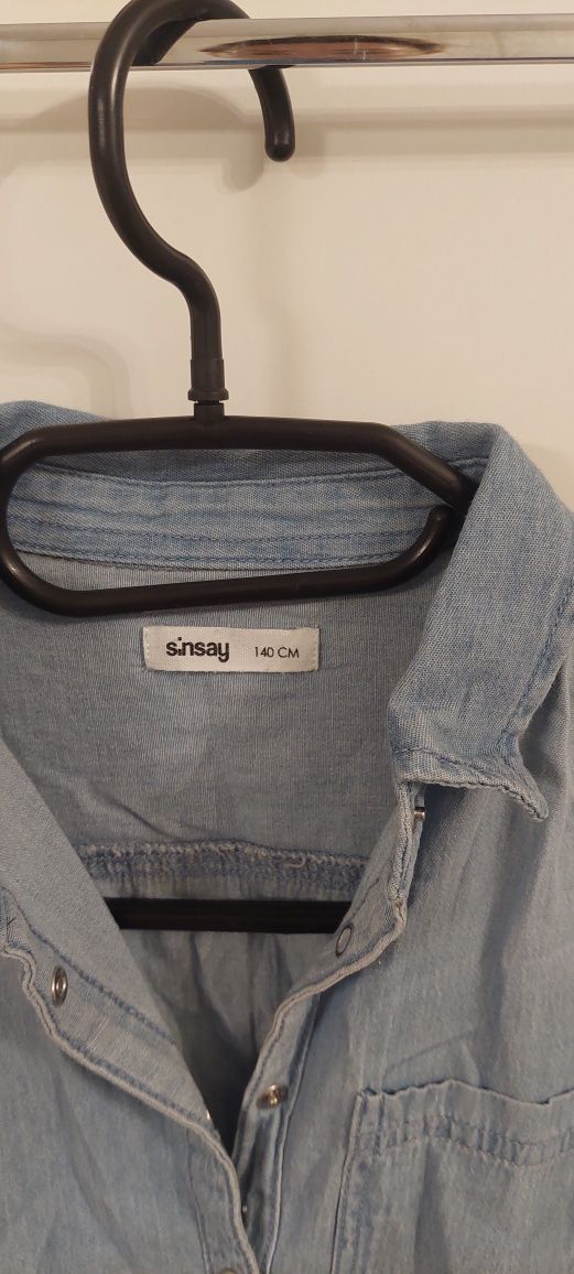 Koszula jeansowa sinsay 140cm