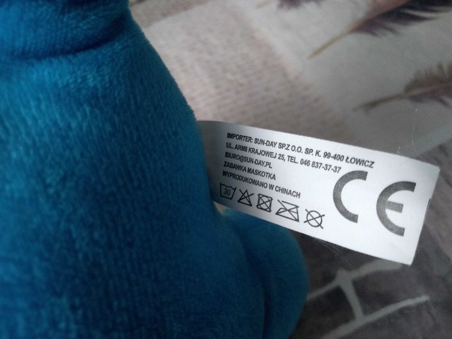 Maskotka pluszowa niebieski Dinozaur