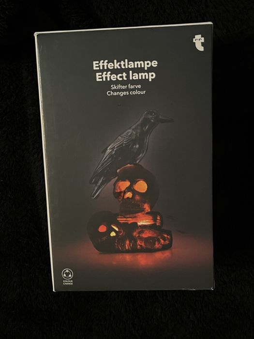 Nowa efektowna lampka led – kruk i czaszki