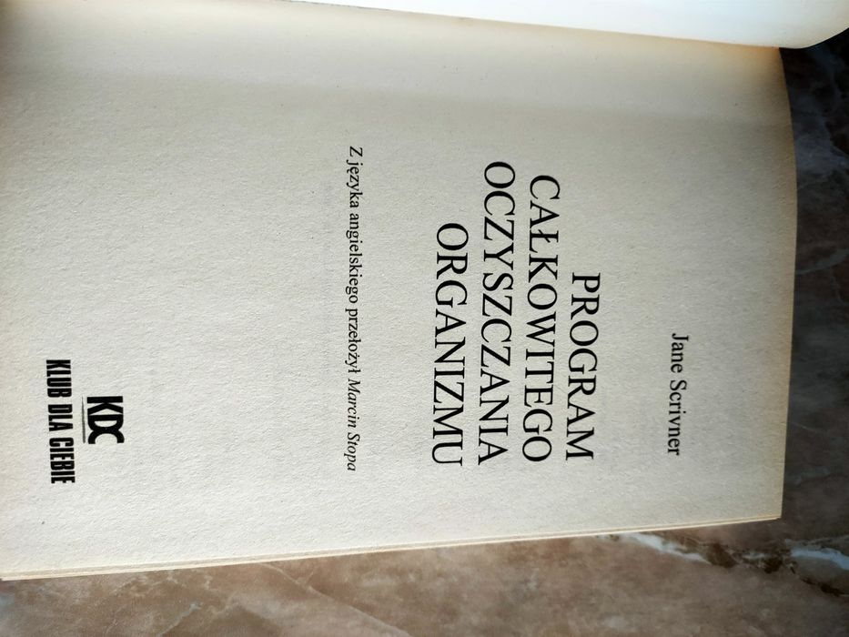 Książka / oczyszczanie organizmu