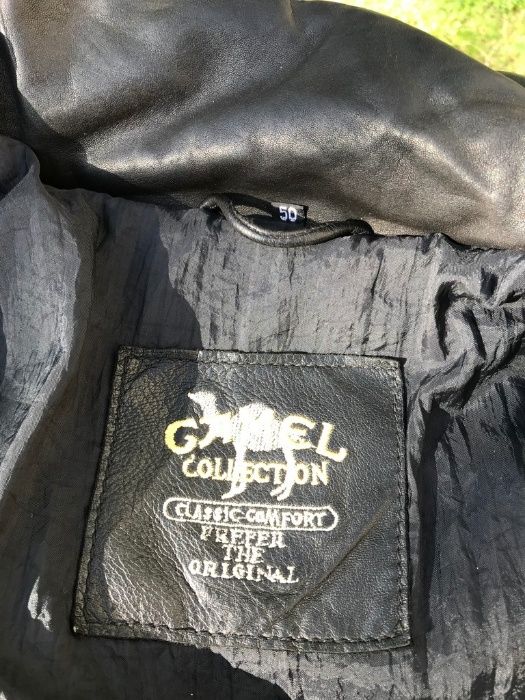 Kurtka skórzana zimowa Camel Collection