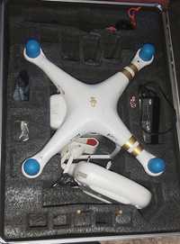 Drone azul e branco