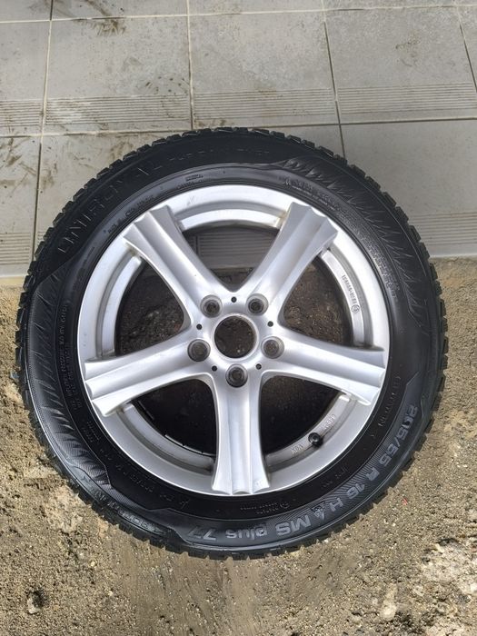 Alufelgi opony 5x112 R16 205/55 Uniroyal Zimowe ET48. Audi
