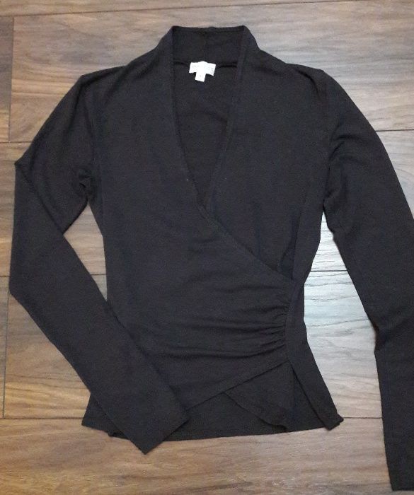 bluzka w kolorze ciemnej śliwki