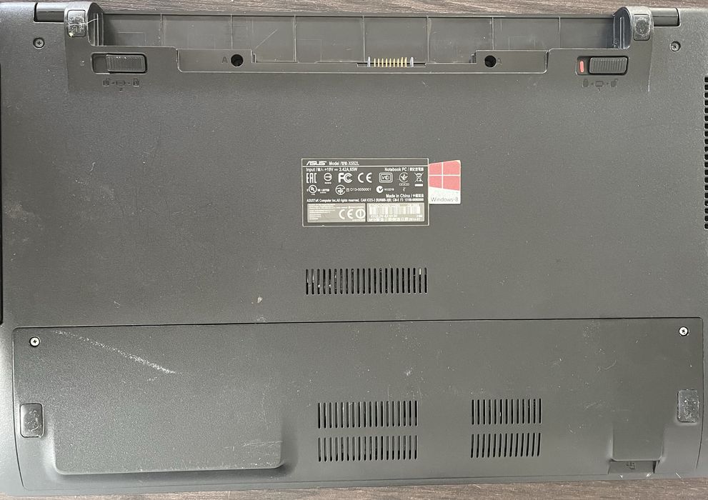 Portatil ASUS X552L sem bateria