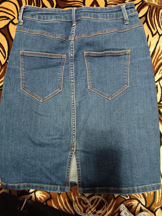 Джинсовая юбка, джинсова спідниця можна на підлітка, стрейч  42 -40, s