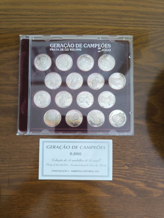 16 medalhas Geração de campeões em prata