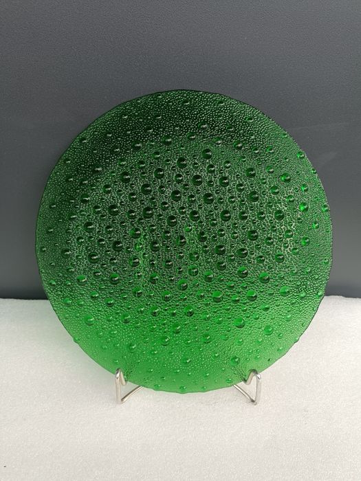 Patera/talerz/asteroid/ zielony/szmaragdowy