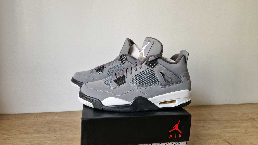 Nike Air Jordan 4 IV Cool Grey NOWE 42,5 EUR = 9 US 9US