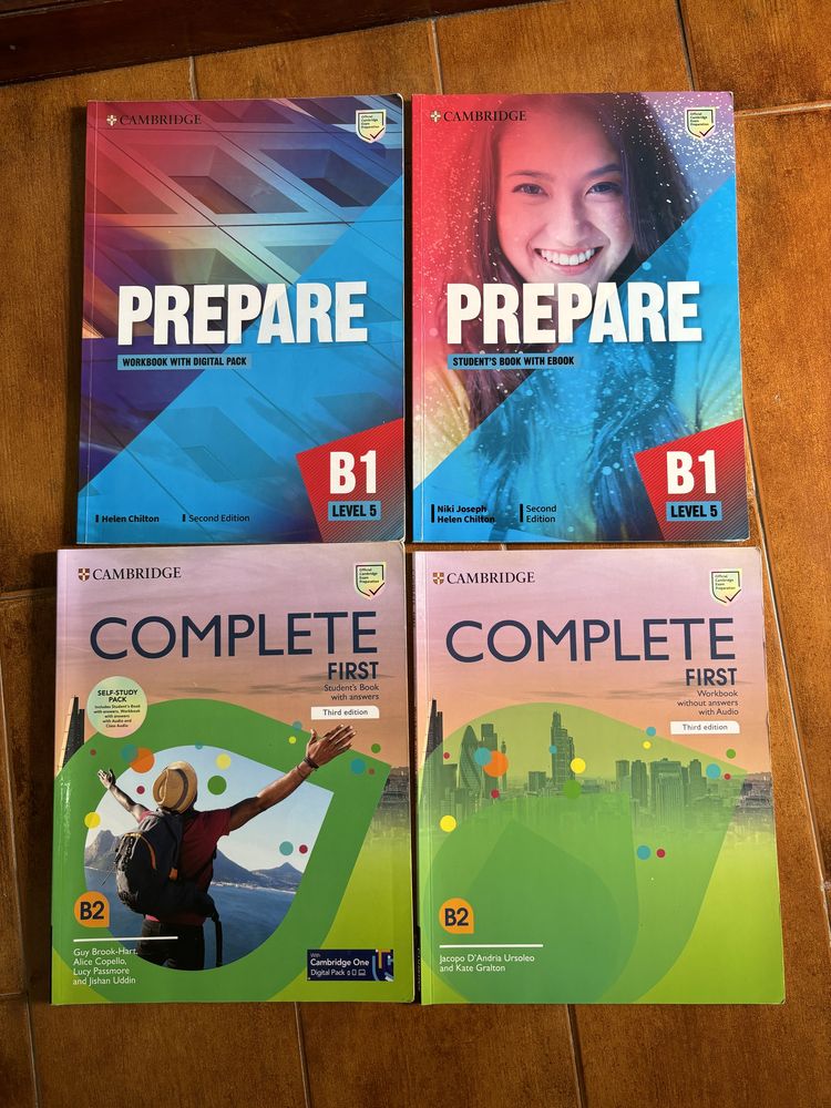 Livros de Fichas 11 ano e 12 ano / Livros Cambridge / Preparação Exame