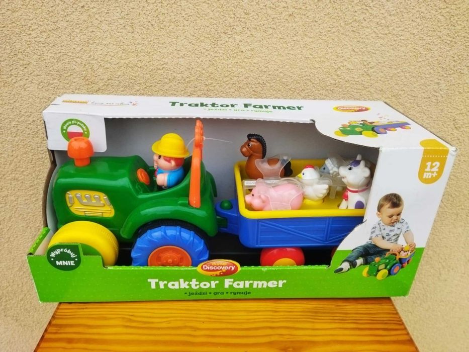 Dumel Interaktywny Traktor Farmer Mówi świeci NOWY