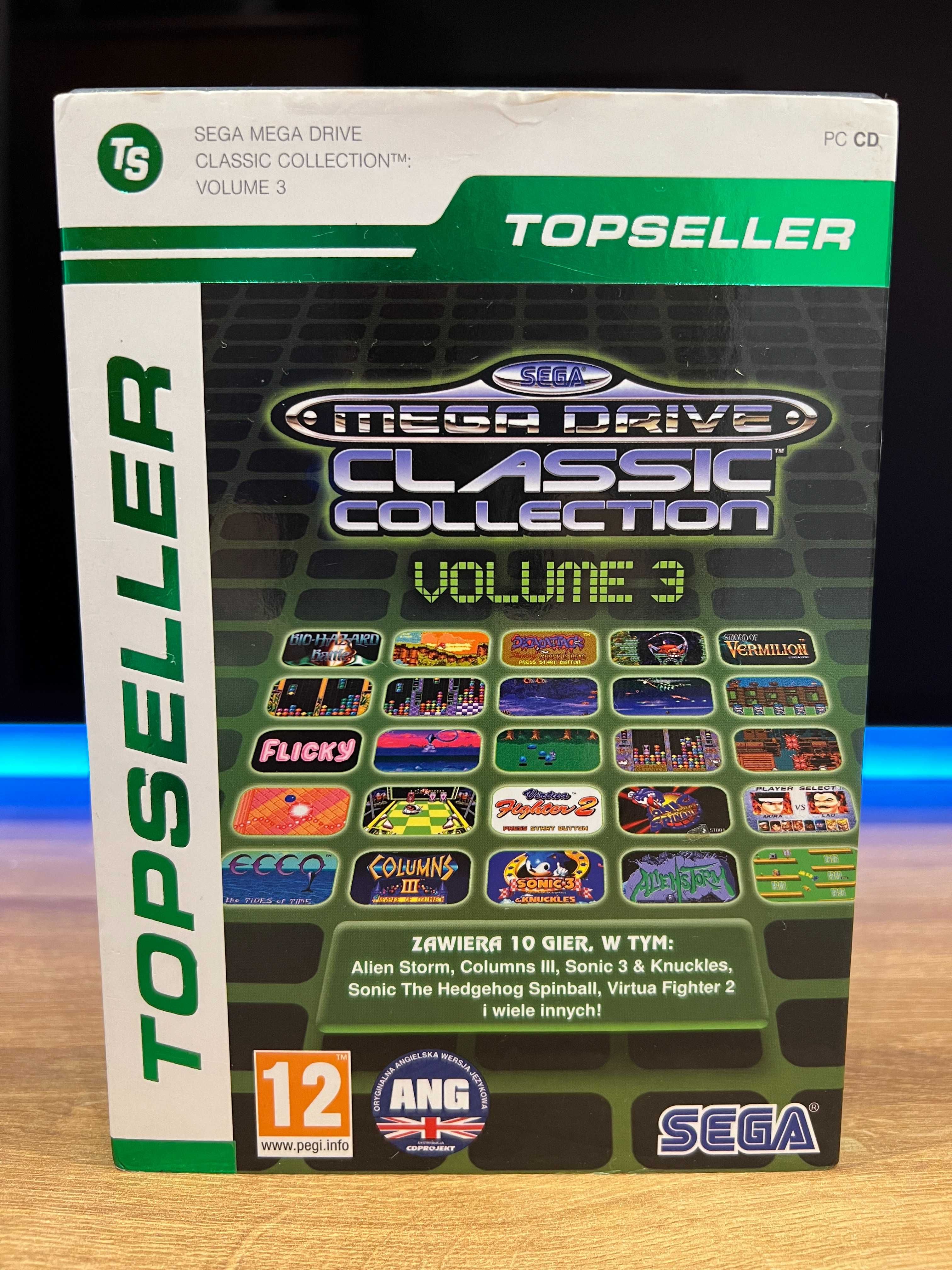 Sega Mega Drive Classic Collection Volume 3 (PC PL) DVD BOX TOPSELLER