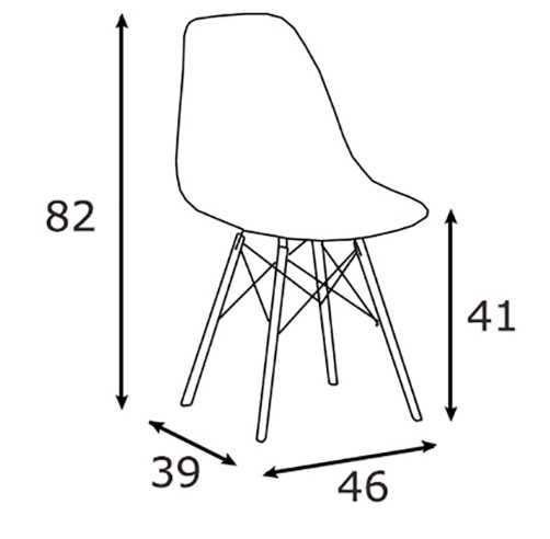 Zestaw 5 krzeseł SL Czarne + stół C-8 DĄB ARTISAN 80x140/180 cm