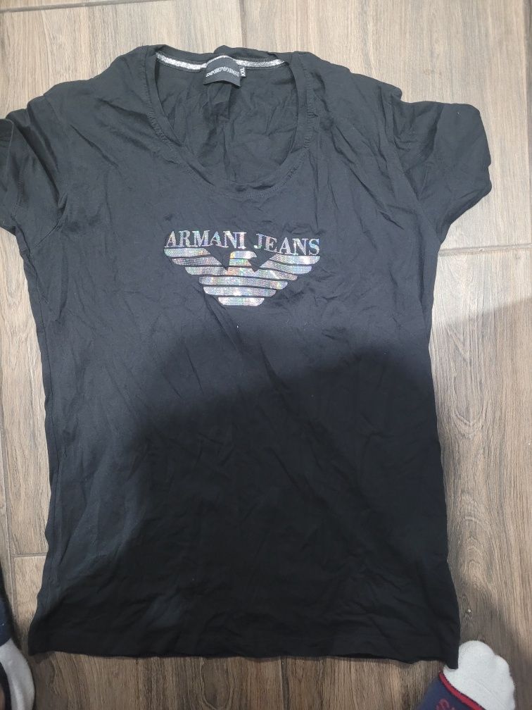 Damski T shirt Armani Xl