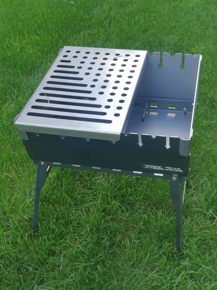 Grill Mangal składany walizka  stal 2mm  na  5/6 szampurów