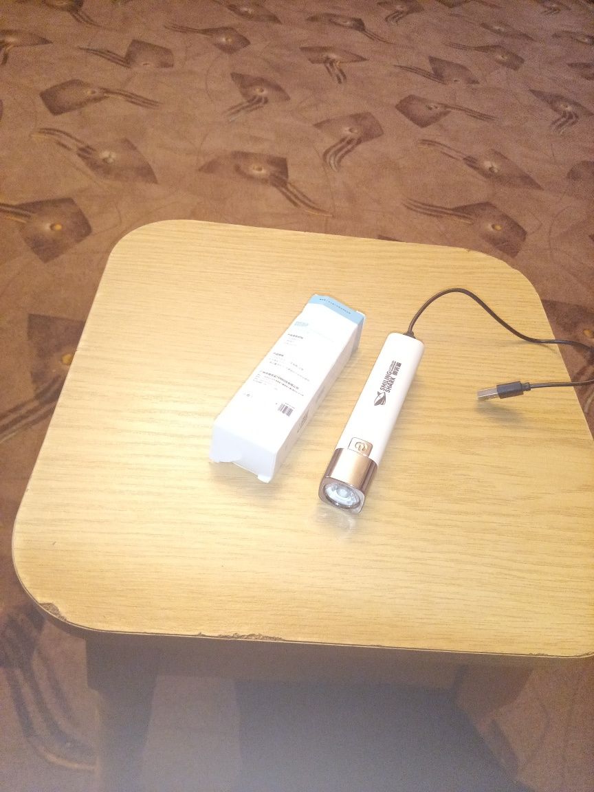 Фонарик аккумуляторный с микро-USB
