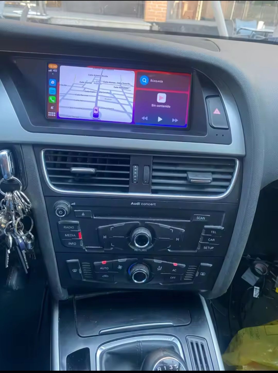 Установка магнитолы android, камеры заднего вида на volkswagen audi s