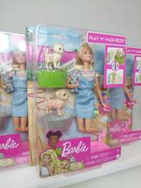 Лялька Barbie купання вихованців Барбі Wash Pets Playset, Mattel Барби