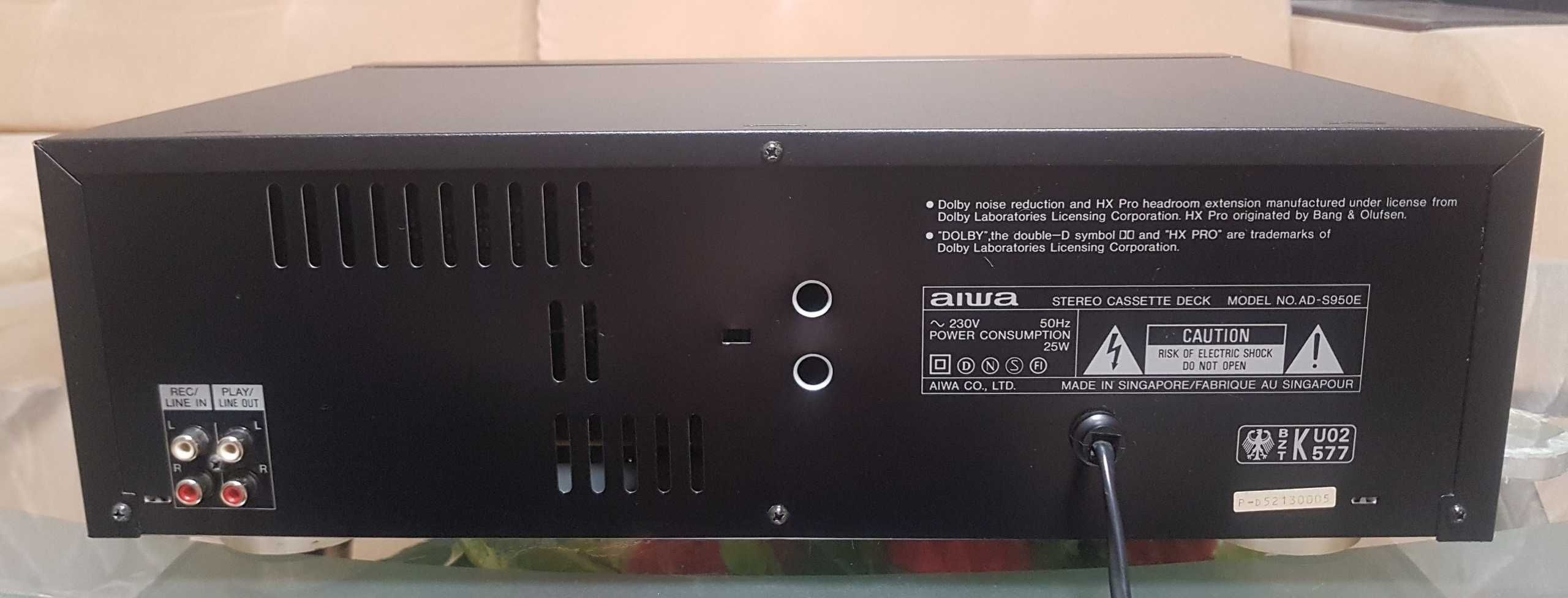 Кассетная дека AIWA AD-S 950 TOP! made in Japan/Singapore