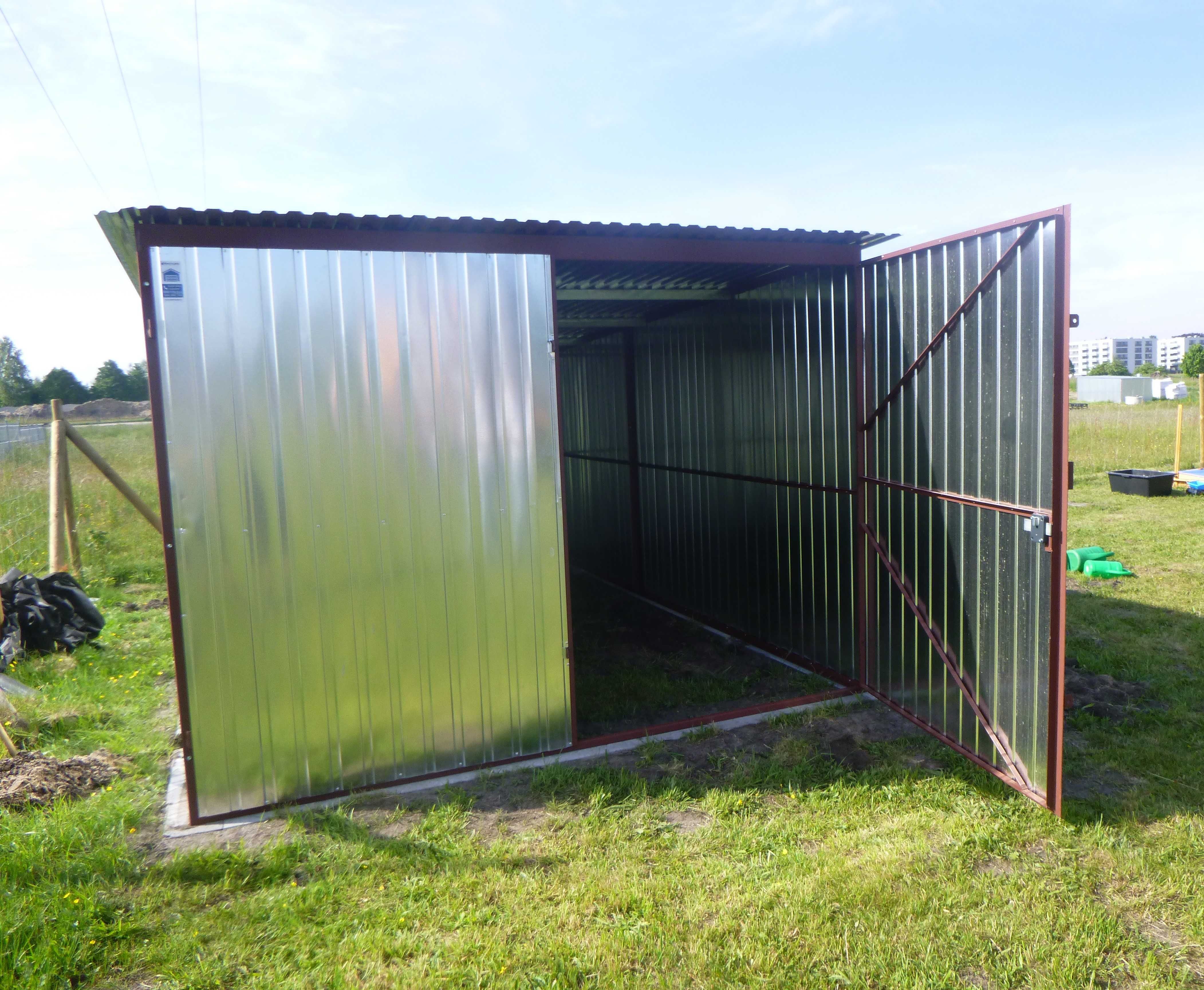Garaż Blaszany 3x5 Schowek Producent