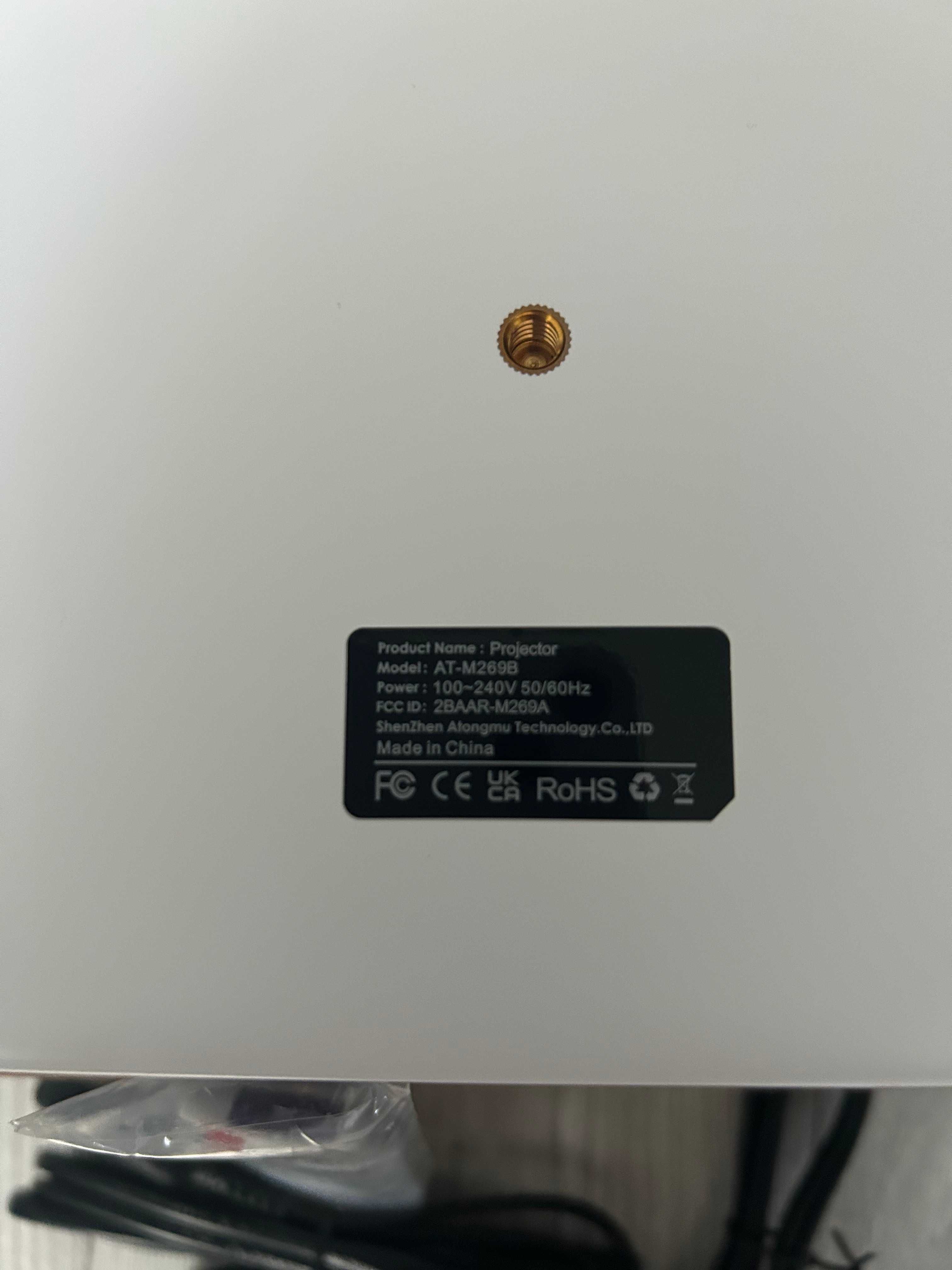 Projektor z WiFi i Bluetooth, Full HD 1080pB z głośn. iOS/AndroID/LAPT