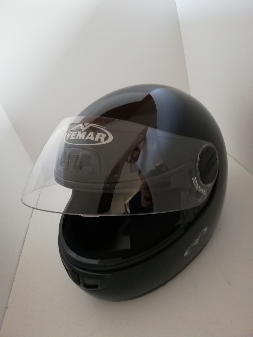 Capacete NOVO preto VEMAR