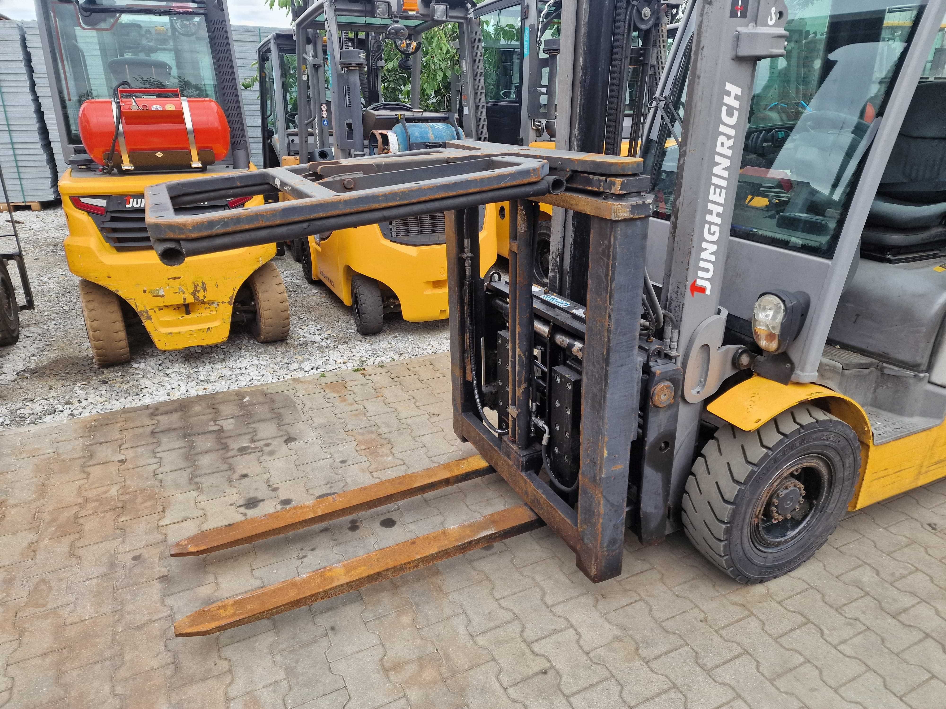 Jungheinrich DFG 425 Wózek Widłowy DIESEL 2.5T Waga 5sekcji Pozycjoner