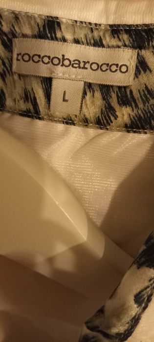 Koszula Roccobarocco S 36 nowa wiskoza biała