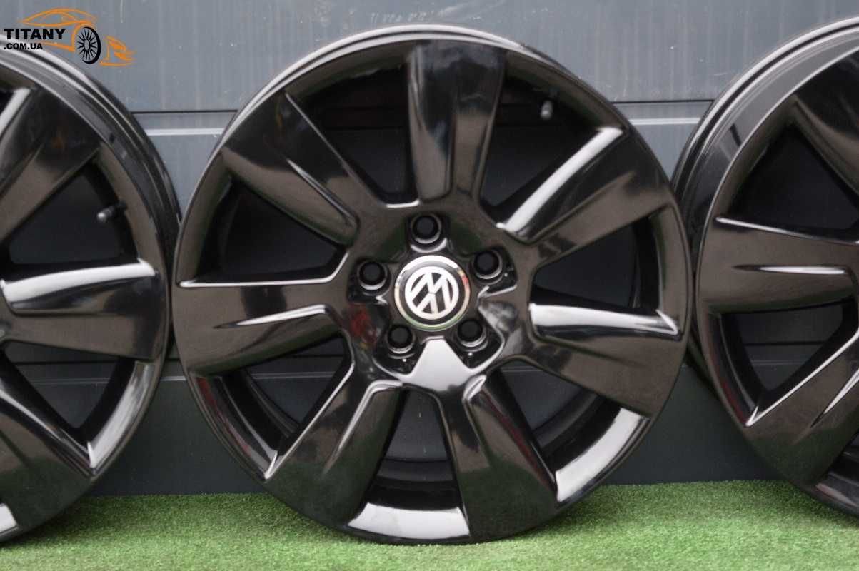 Чорні R17 5x112 Audi A4 A6 VW Passat Golf Jetta Skoda SuperB титани