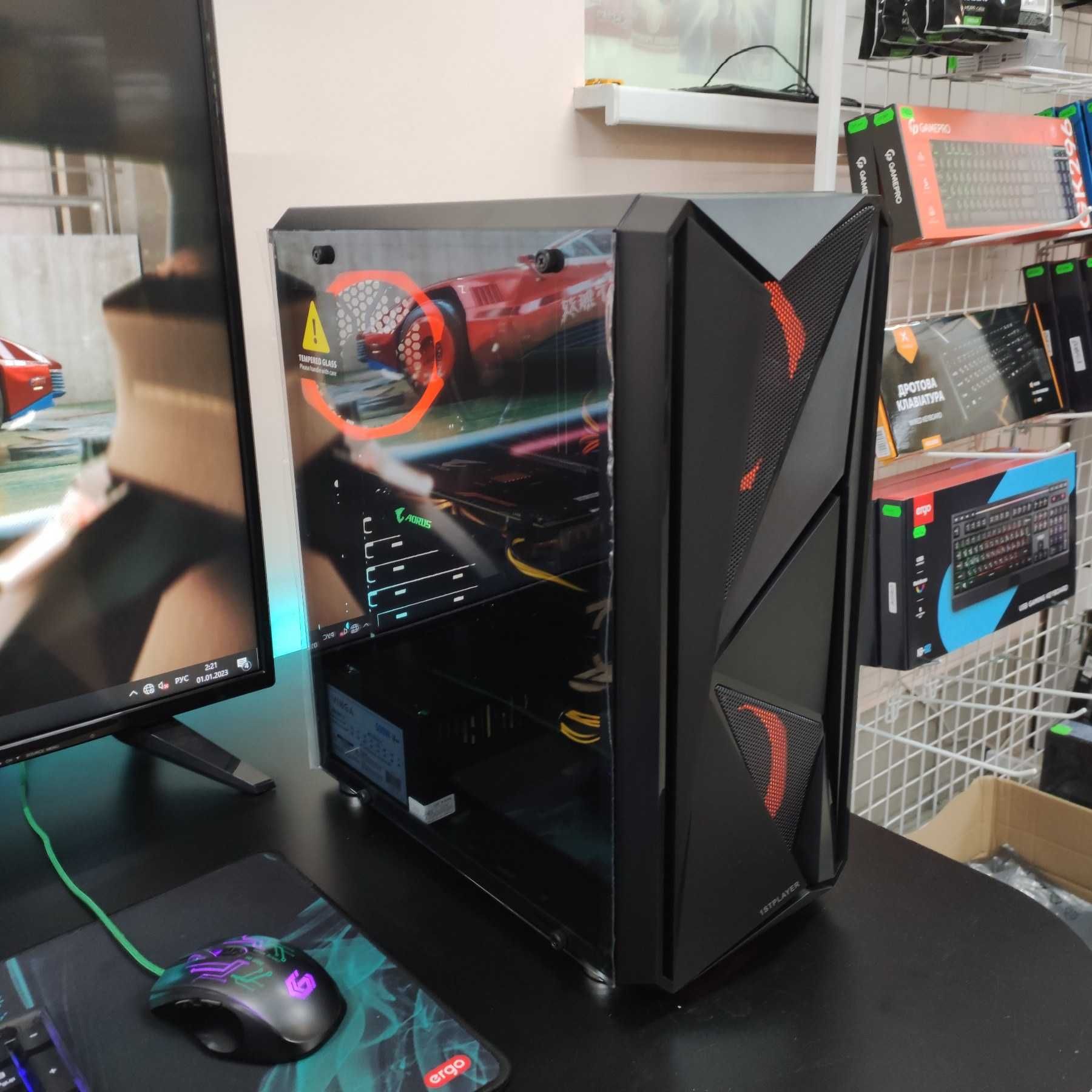 Компютер Новый Ryzen 5 4500, 16GB DDR4, Aorus RX 570, SSD 512GB m2