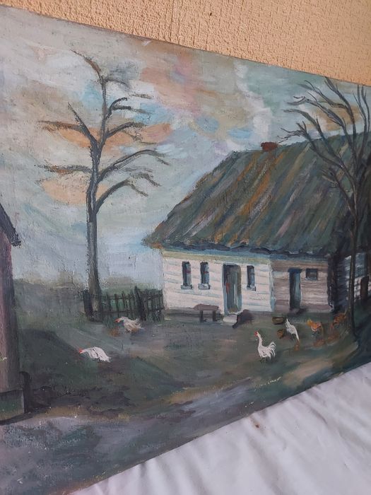 Obraz wies chałupa