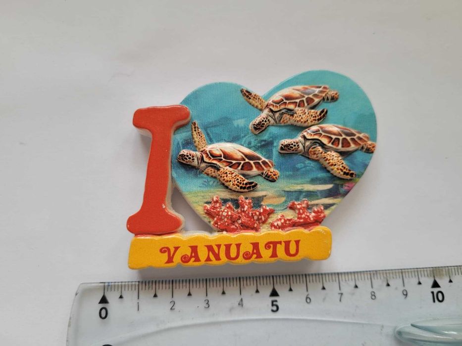 Magnes na lodówkę - 686e. VANUATU Żółwiki