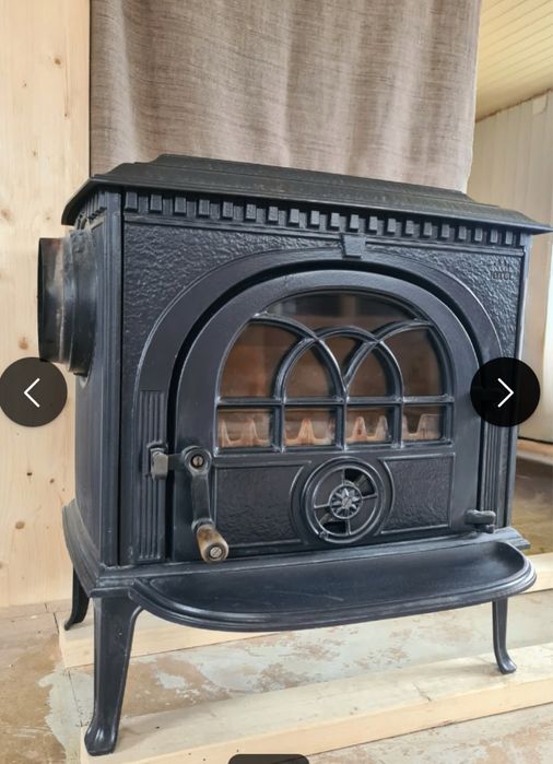 Jotul8 велика піч-камін чугунна 10 кв дот130 квадратів