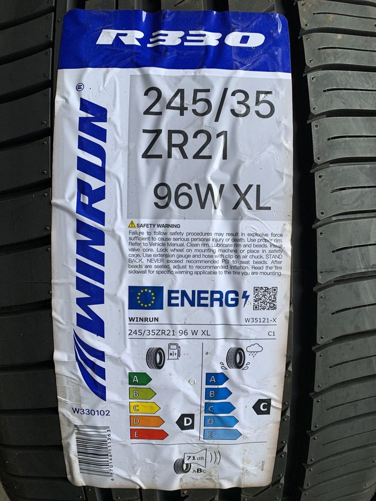 (6 шт) 245/35R21 WinRun R330 (96W XL) літні шини