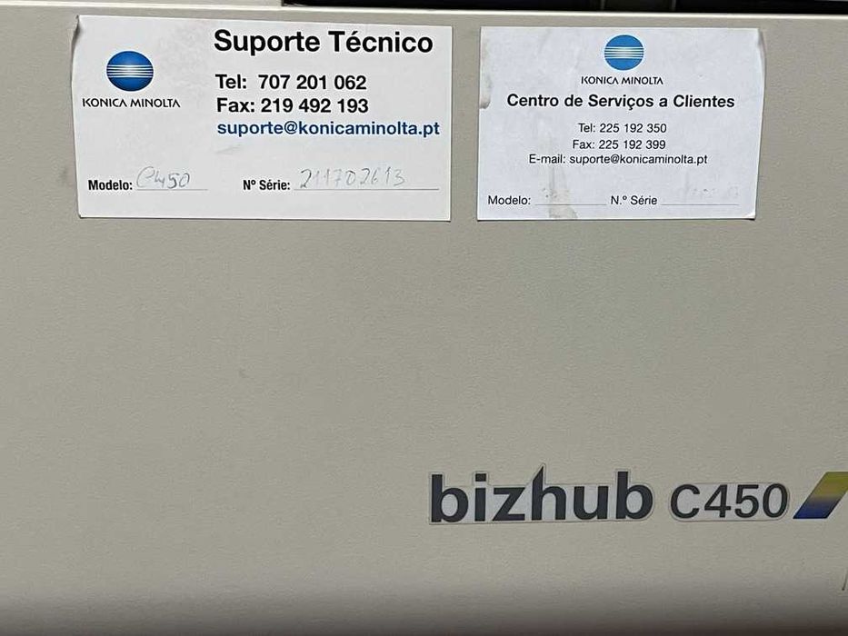 Fotocopiadoras - Impressoras Digitais - Konica Minolta Bizhub C450